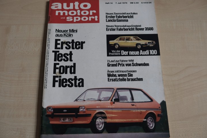Deckblatt Auto Motor und Sport (14/1976)